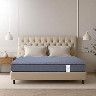 Florance Orthopedic Mattress with 7 Zone Air Gel Memory Foam, Medium-Firm, Pressure Relief, Oeko Tex Certified Fabric, Zero Partner Disturbance, Queen Size Mattress, 12-Year Warranty, 78x60x6
