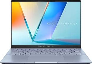ASUS Vivobook S14,Intel Core Ultra 7 (Series 2), 16GB RAM,512GB SSD, Intel Arc iGPU,47TOPS, OLED FHD+,14",60Hz, Windows 11,M365 Basic (1Yr)*,Office24,Mist Blue,1.30 kg S5406SA-QD094WS, Copilot+ AI PC