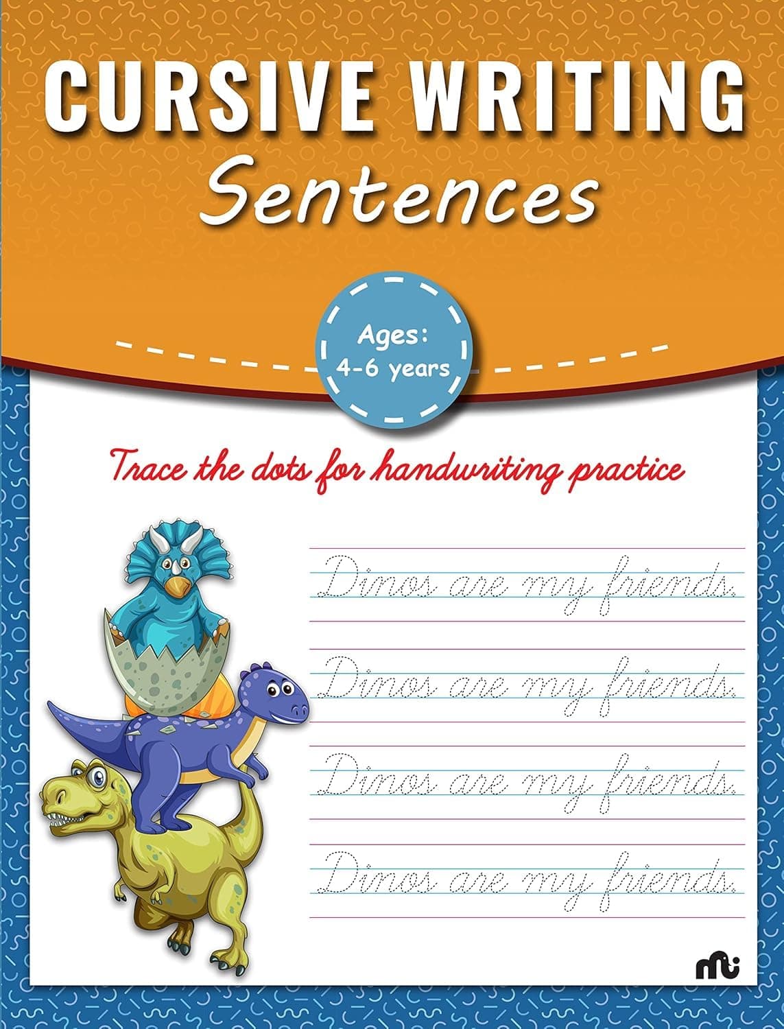 Cursive Writing Sentences: Handwriting Workbook with Cursive Sentences | Improve Writing Skills for Ages 3–7