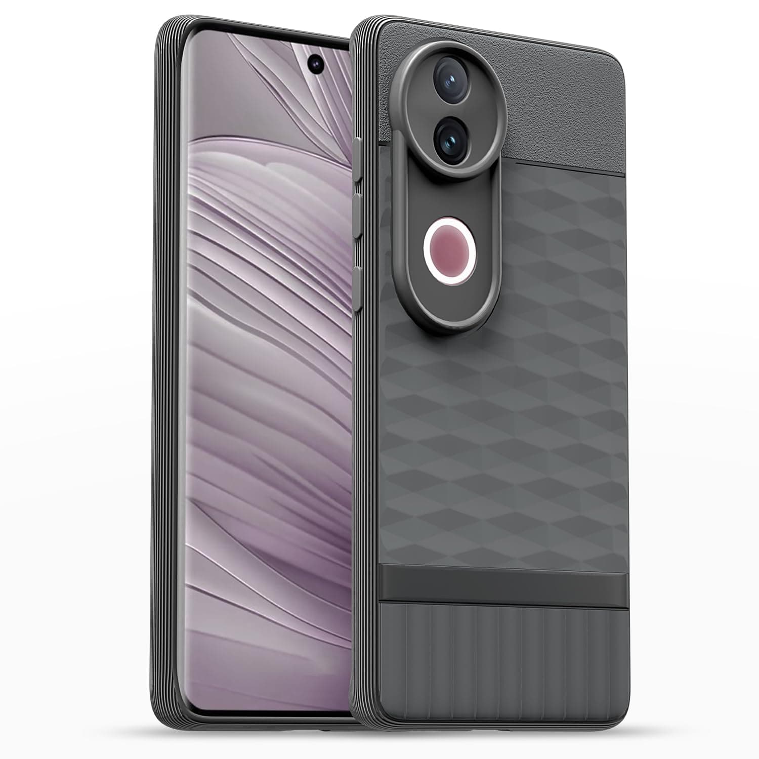 Amazon Basics Back Cover for Vivo T4R 5G / iQoo Z10R 5G / Vivo V50 5G / V50e 5G | Full Camera Protection | TPU Soft Flexible Shockproof Bumper Case(Grey)