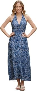 Leriya Fashion Dress for Woman | Elegant Floral Printed | Western Dress for Women | One Piece Maxi | Rayon Western | Women Party