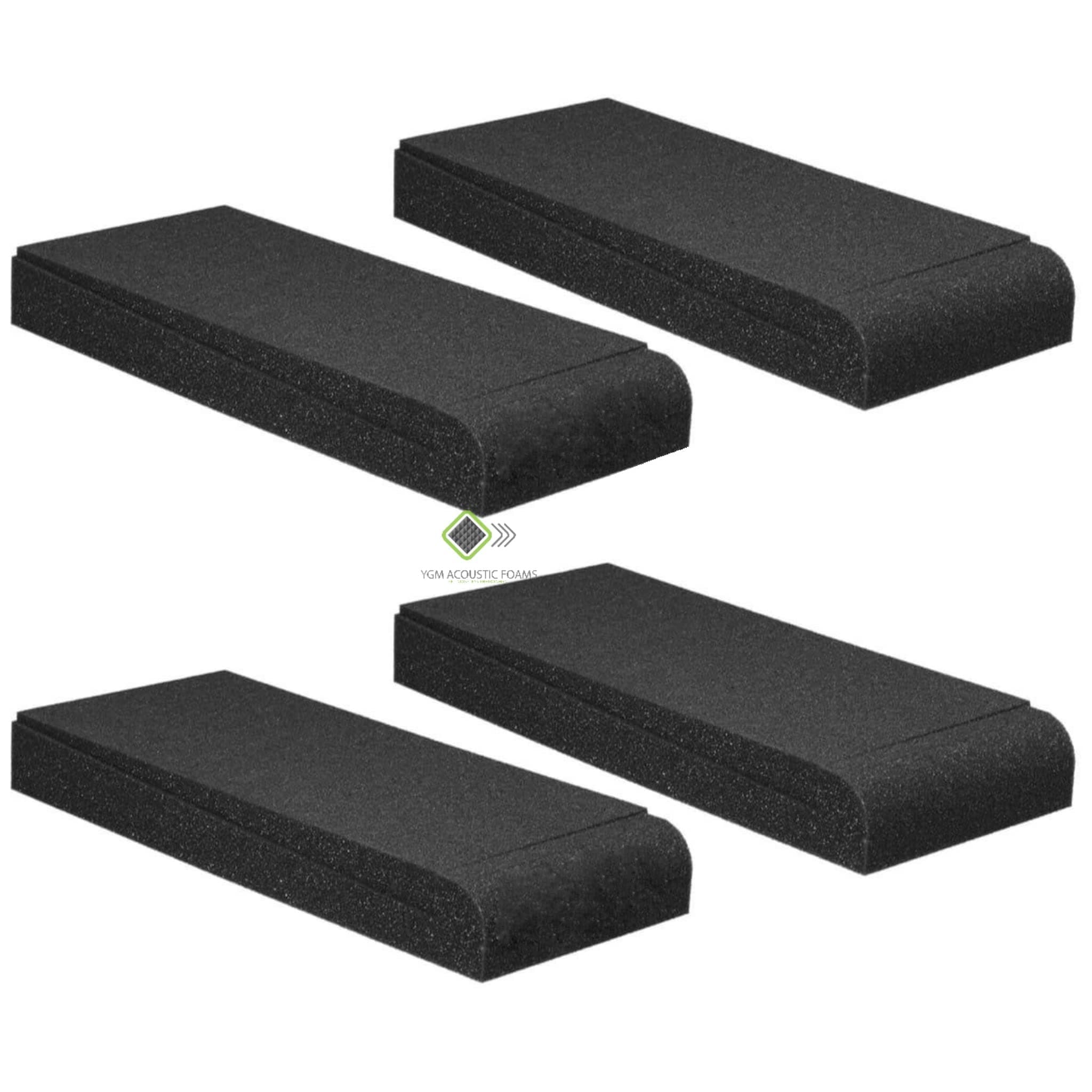 YGM Acoustic Foams® Premium Large MOPAD (Pair) | [Best for 5-7 inch Monitor/Speakers] | Density: 50kg/M3 Monitor Isolation Pads