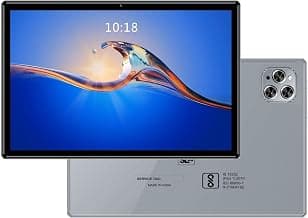 DOMO Slate SL39 4G Tablet 10.1 inch, 4GB RAM + 32GB ROM, 4G Connectivity, inbuilt Storage, 1TB Expandable, Dual SIM Slot, Bluetooth Octa Core CPU GPS, (Grey)