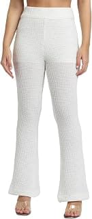 FOREVER 21 Women Textured Regular Fit Pants