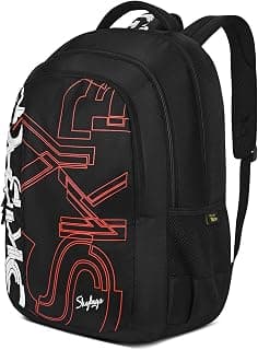 Skybags Brat Pro Max 15.6 Inch Compatible Unisex 35L Laptop Backpack | Premium Durable Fabri c| 3 Compartments | Padded Backpanel | Office & Casual Travel Backpack for Men & Women
