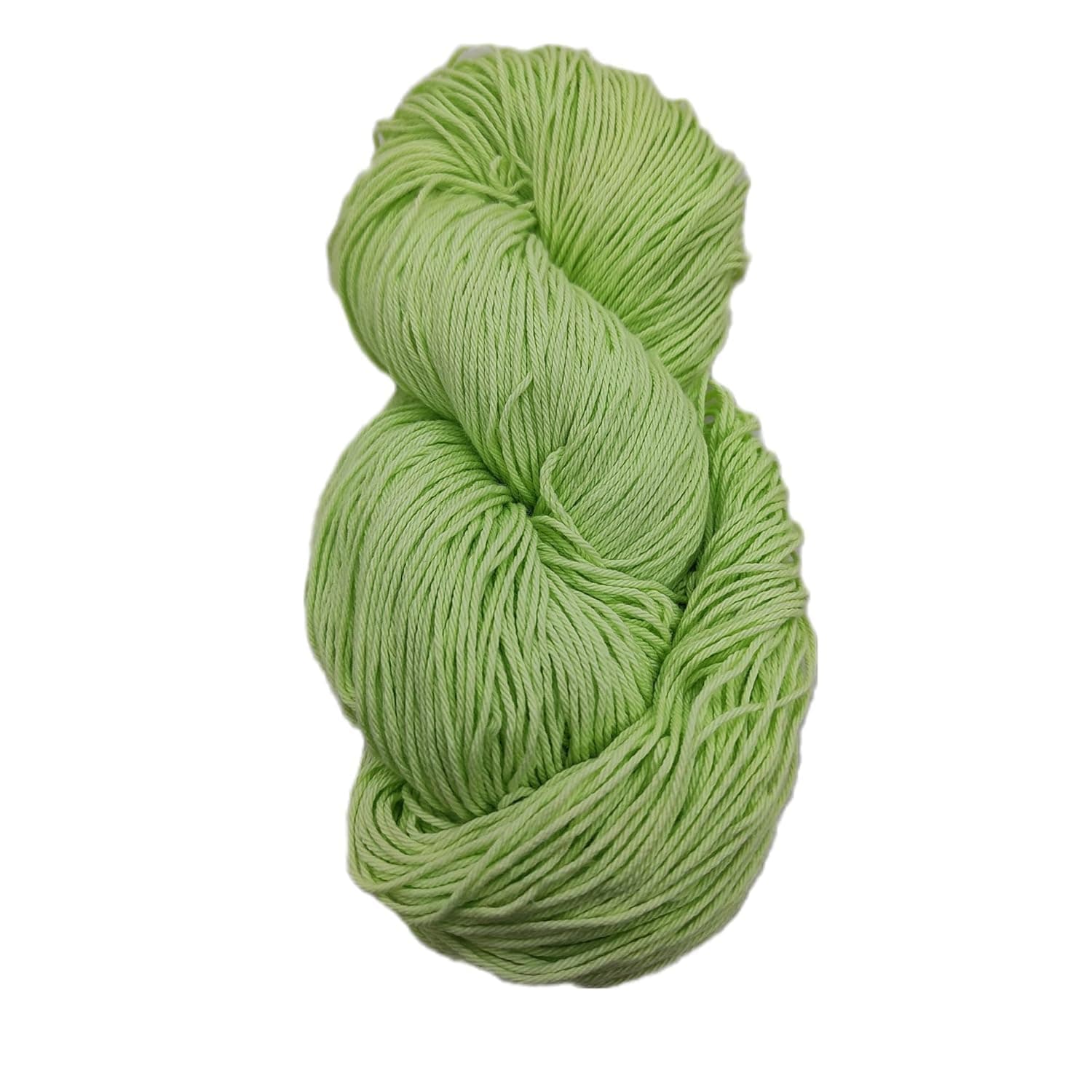 yarn thread company Mercerized Cotton Embroidery Yarn, 6 Ply, For Crochet, Craft, Embroidery, Knitting (Pista, 100 Gm)