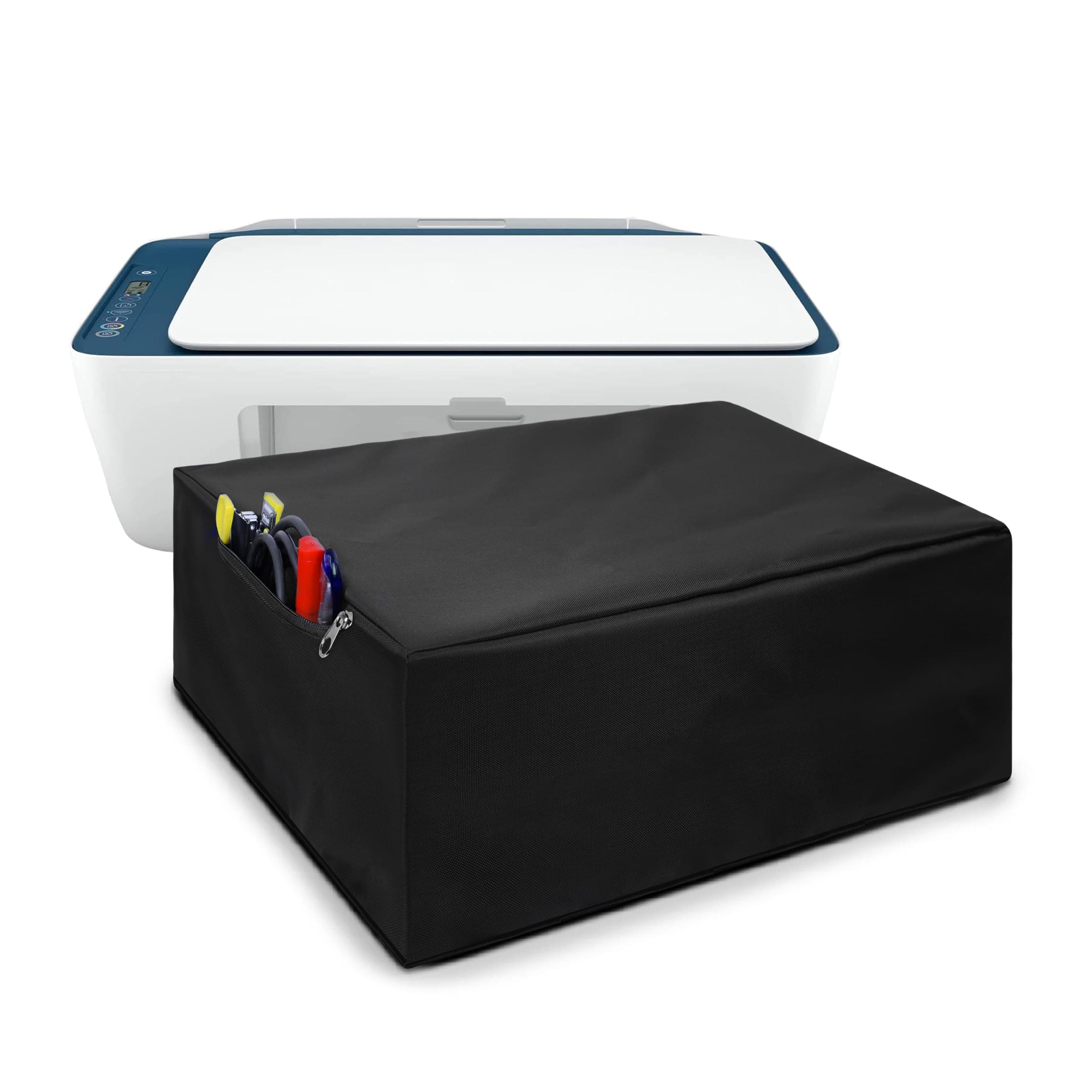 Alifiya Dust Proof Washable Printer Cover for HP Deskjet 2723 / 2676 / 2621 All In One Wireless Inkjet Printer - Black