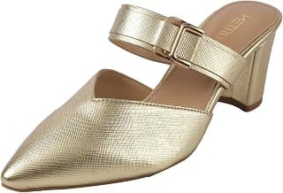 Metro Women'sSlip On Closure Casual - Clogs with Block Heel