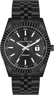 Carlington Analog Men's Watch with Stainless Steel Chain Strap, Multi-Color Dial Options, Premium Gift Watch for Men – Stylish Casual & Formal Wrist Watch - CT 8811