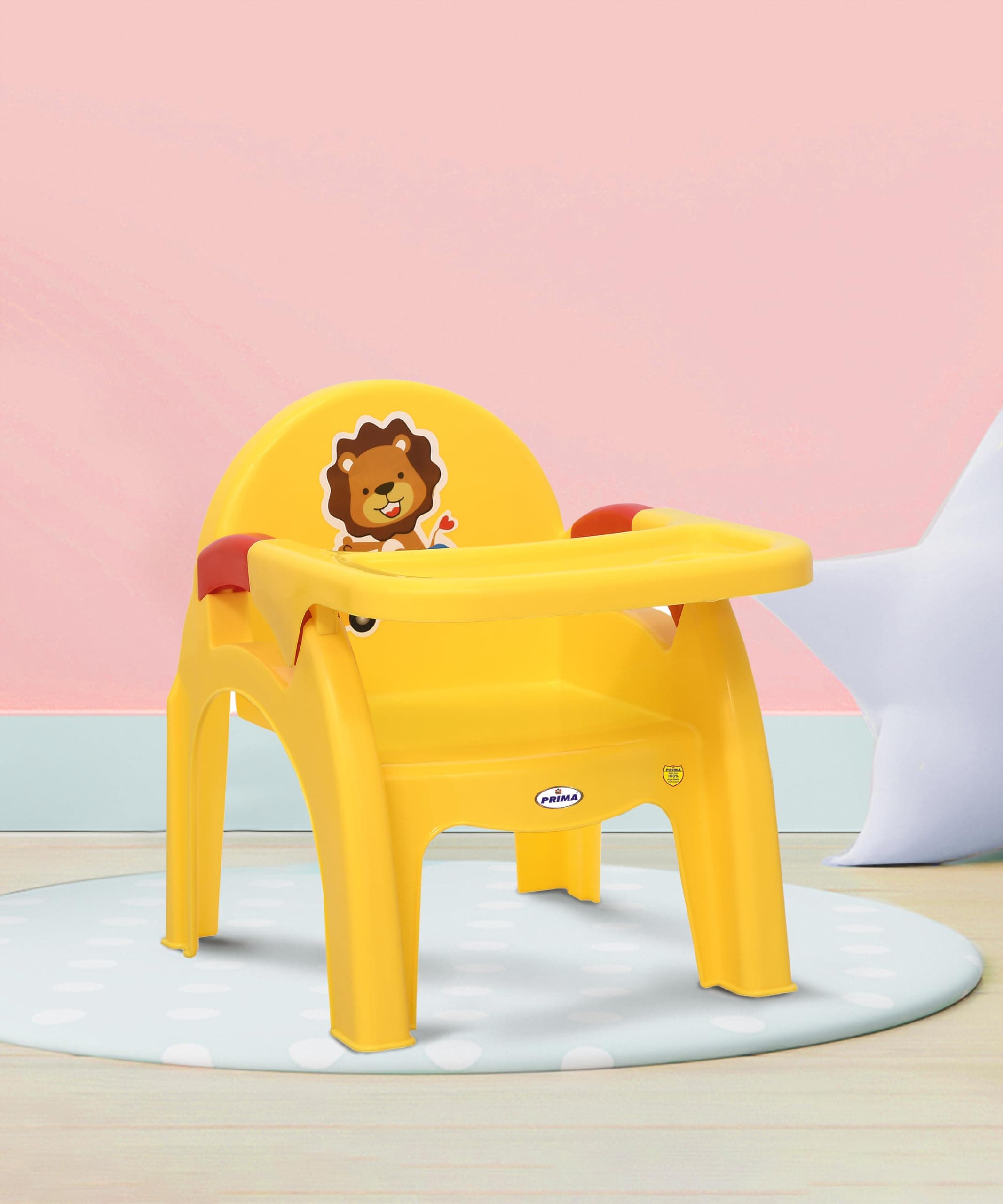 Prima Detachable Baby Desk Plastic Chair 130 | High Chair | Eating | Feeding Booster Seat with Detachable Tray