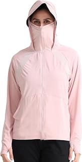 FabSports Women's UV Protection Sun Screen Jacket, Full Zip Sun Protection Clothing, Lightweight with UPF 50+ Protection for Outdoors, with Pockets, Sun Protective Clothing for Women