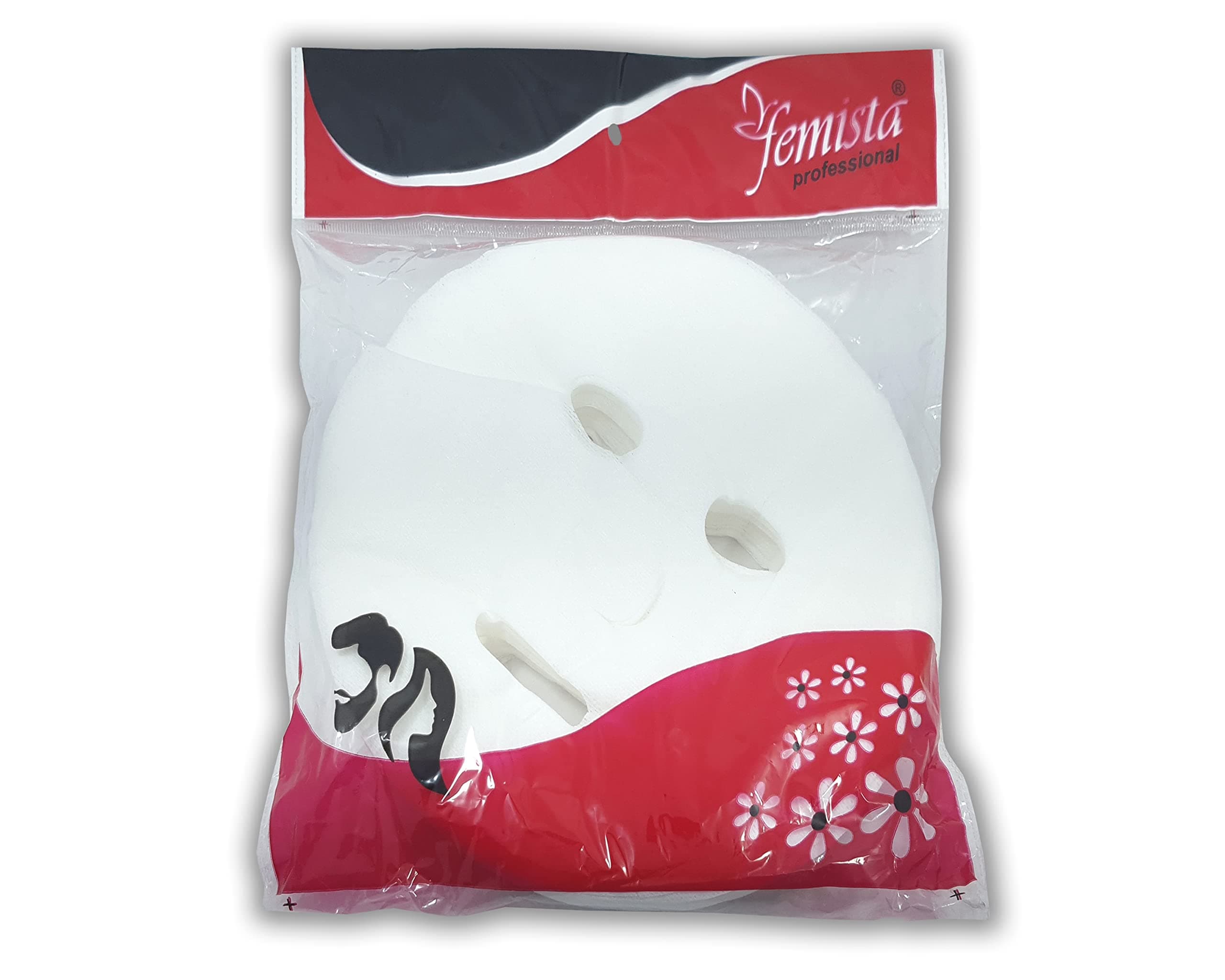 FEMISTA Disposable-Reusable Non-Woven Skin Care Facial Tissue Paper-Premium Face Mask Napkin for Make-up, Face Cleansing, For Moisturizing Brighten Whiten Tighten Face to apply Liquids (50)