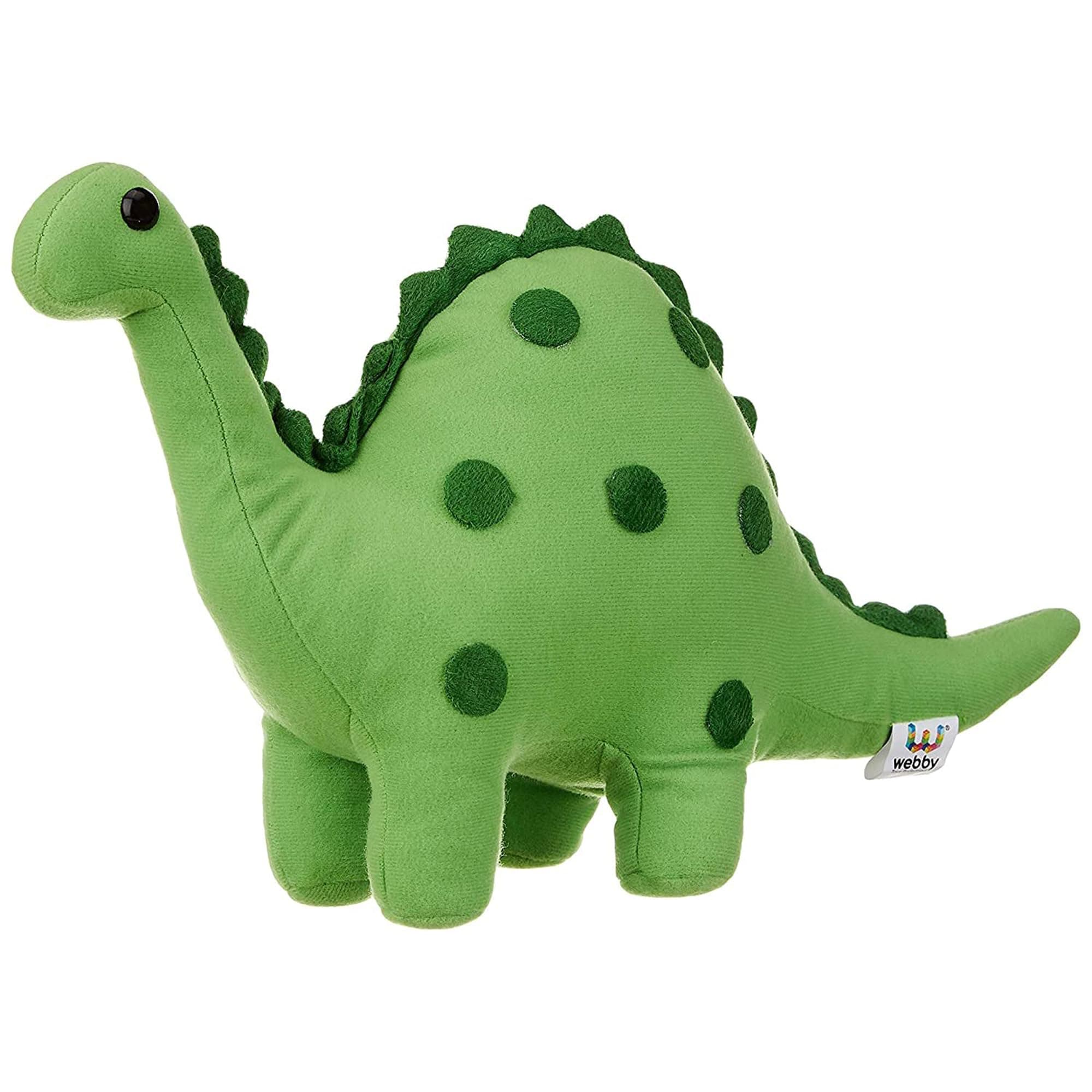 Webby Green Dinosaur Soft Toy 30CM Plush Stuffed Animal Teddy Gift for Kids Boys Girls