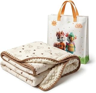 Premium Muslin Bubble Baby Blanket – Ultra Soft Cotton Double Layer Swaddle, Breathable Lightweight Receiving Wrap for Newborns & Toddlers (0–3 Years), Skin-Friendly, (Soft Beige)