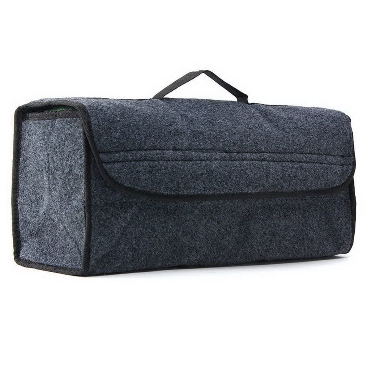 JVCV® Large Car Trunk Boot Organizer, Car Storage and Organizer Anti Slip Car Accessories Organizer for Car, Suv, Sedan, Truck, Minivan Anti Slip Bottom - Check Size & Fitment Before Ordering (Large)