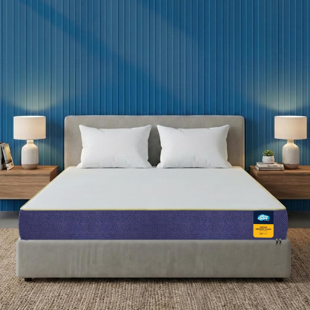 Centuary Mattresses Sleepables Orthopedic Memory Foam 5 Inch Back Support Mattress (72x60x5)