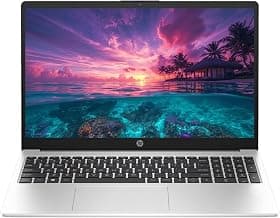 HP 15 (2026), AMD Ryzen 3 Quad Core 7335U - (8 GB DDR5/512 GB SSD/AMD Radeon 660M Graphics/Windows 11 Home) Thin and Light Business Laptop/15.6" Display/Turbo Silver/Copilot Key/1.5kg/MS Office 2024