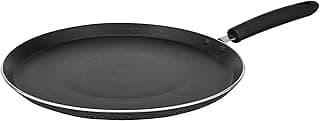 Amazon Brand - Solimo - NON STICK TAWA (29 CM, HAMMERTONE FINISH, 3 COAT, 2.9 MM THICKNESS, Black