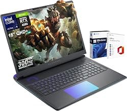 Alienware 18 Area-51 2025 New Gaming Laptop, NVIDIA RTX 5080 16GB GDDR7, Intel Ultra 9 275HX Up to 5.4GHz, 18" QHD+ 300Hz, 64 GB DDR5, 2 TB SSD, Backlit KB, 4K Camera, Windows 11 Pro & Office Lifetime