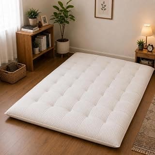 Sleepy Bunny Cotton Mattress Single Bed Mattress 3 x 6 feet 4 Inch Folding Cotton Mattress for Student, PGs, Hostel, Home & Guests (3 x 06 Feet)