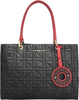 Caprese Aimee Medium Satchel Bag for Women with Adjustable & Detachable Strap & Multiple Compartments | Versatile Shoulder, Crossbody & Handheld Bag for Work, Travel, and Everyday Use