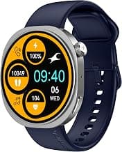 Fastrack Revoltt FR3 Pro Smartwatch with 1.43” AMOLED Display,Dynamic 60Hz Refresh,Nitrofast Charging,HRM,SpO2,Sleep,Multiple Menu Style,Functional Crown,IP68, BT calling,24/7 Health Suite - Dark Blue