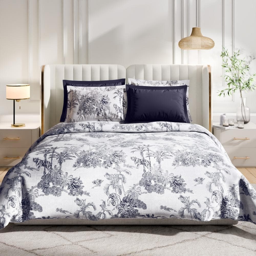 Wakefit Cotton Fitted Bedsheet | 300 TC Elastic Fitted Sheet, King Bed Bedsheet Checkered With 2 Pillow Covers | Misu - 72X70 Inches,Multi