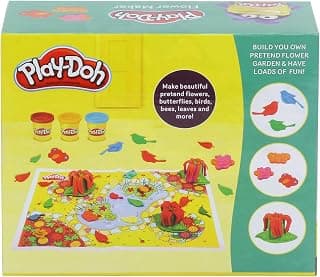 PLAY-DOH Flower Maker Toy for Kids 3 Years and Up with 3 Non-Toxic Colors
