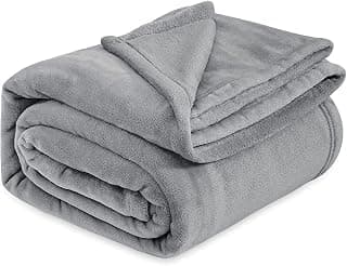 VAS COLLECTIONS Polyester Premium Plush Summer Single Bed Dohar/Ac Blanket|200 GSM Reversible Lightweight Cozy Soft for Bed, Sofa, Couch, Travel & Camping| 225X150 Cm - Grey, Solid