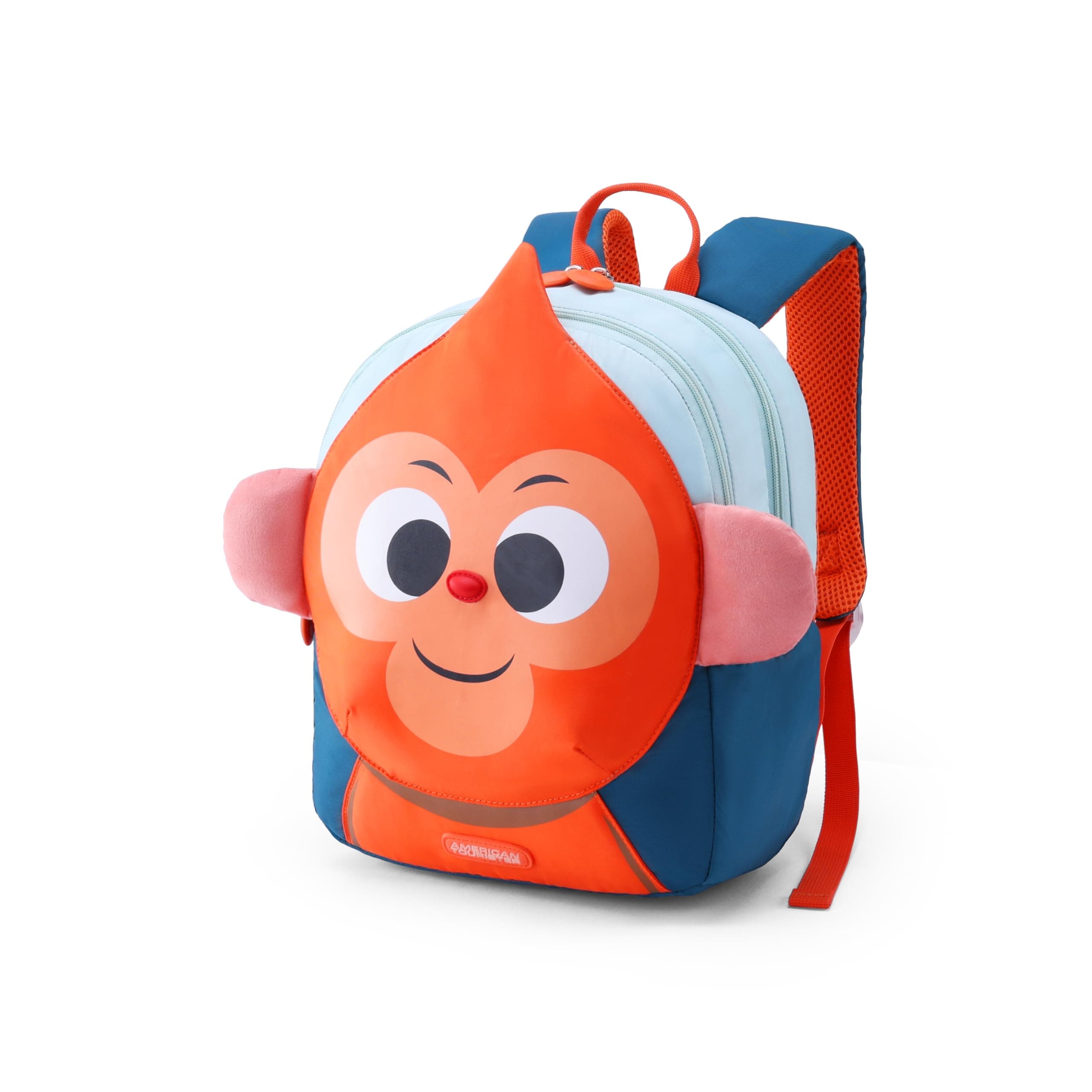 American Tourister Kiztopia02 Drgn Grn/Ylw, Kids Character Backpack,Age 2-4 Years, 2 Full Compartments 10 Ltrs Capacity - Unisex