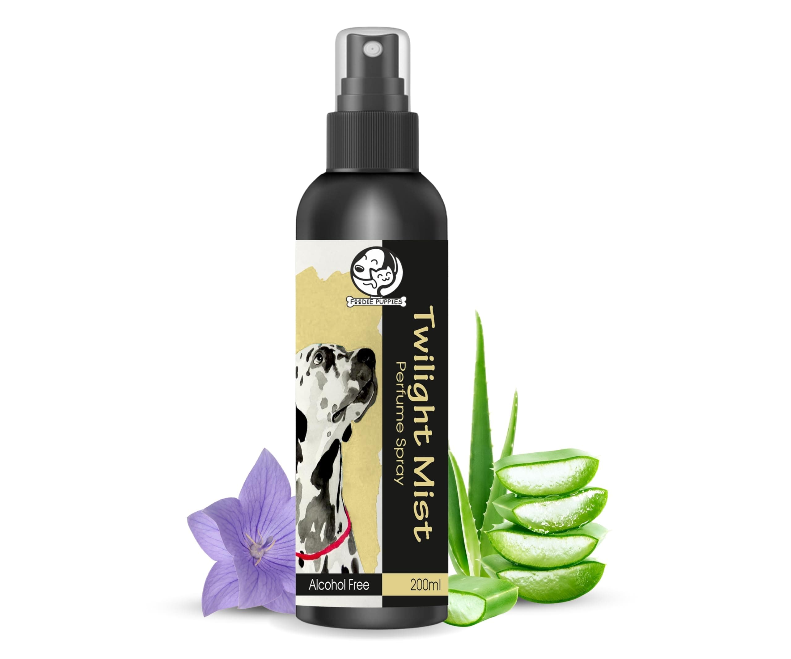 Foodie Puppies Twilight Mist Dog Perfume Spray - 200 ml with Extract of Lavender & Aloevera | Daily use, Safe Deodorizer, Coat Perfume, Body Bad Odor - Safe & Effective Pet-Friendly