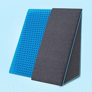 The Sleep Company SmartGRID Wedge Pillow | 4-in-1 Multi-Purpose Support Cushion for Back Pain, Acid Reflux, Snoring, Pregnancy & Post-Surgery | Patented SmartGRID | Washable Cover | Pack of 1