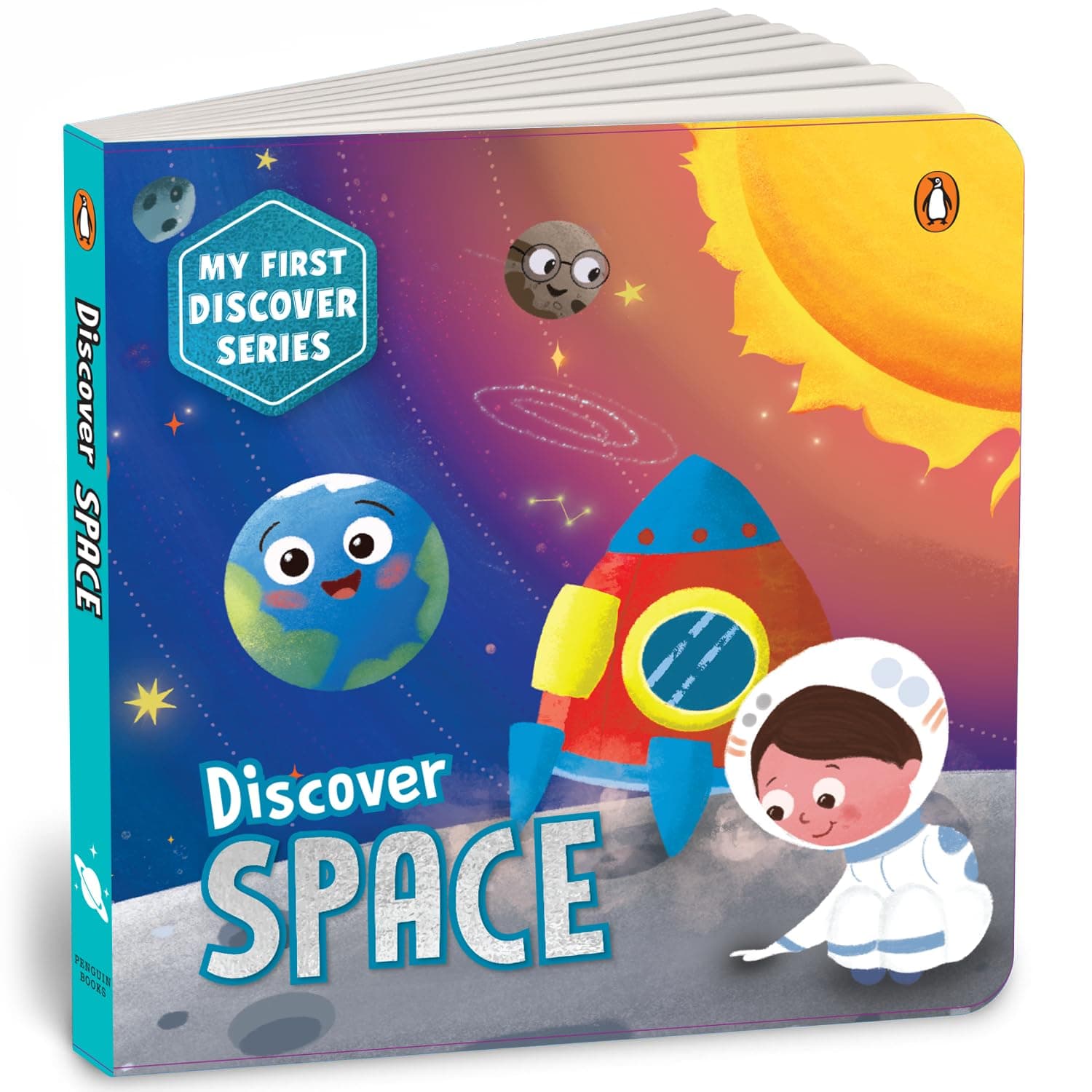 My First Discover Series: Fun and Educational Illustrated Board Book for Kids, Toddlers | Solar System, Astronauts, Planets, Stars, Asteroids, Space Technology | Ages 3+ [Select Learning]