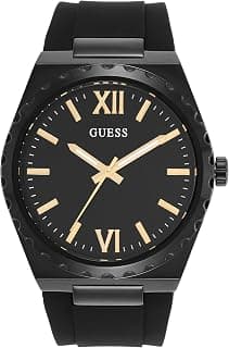 GUESS Round 42mm Black Dial Analog Men Watch - U1451G1M