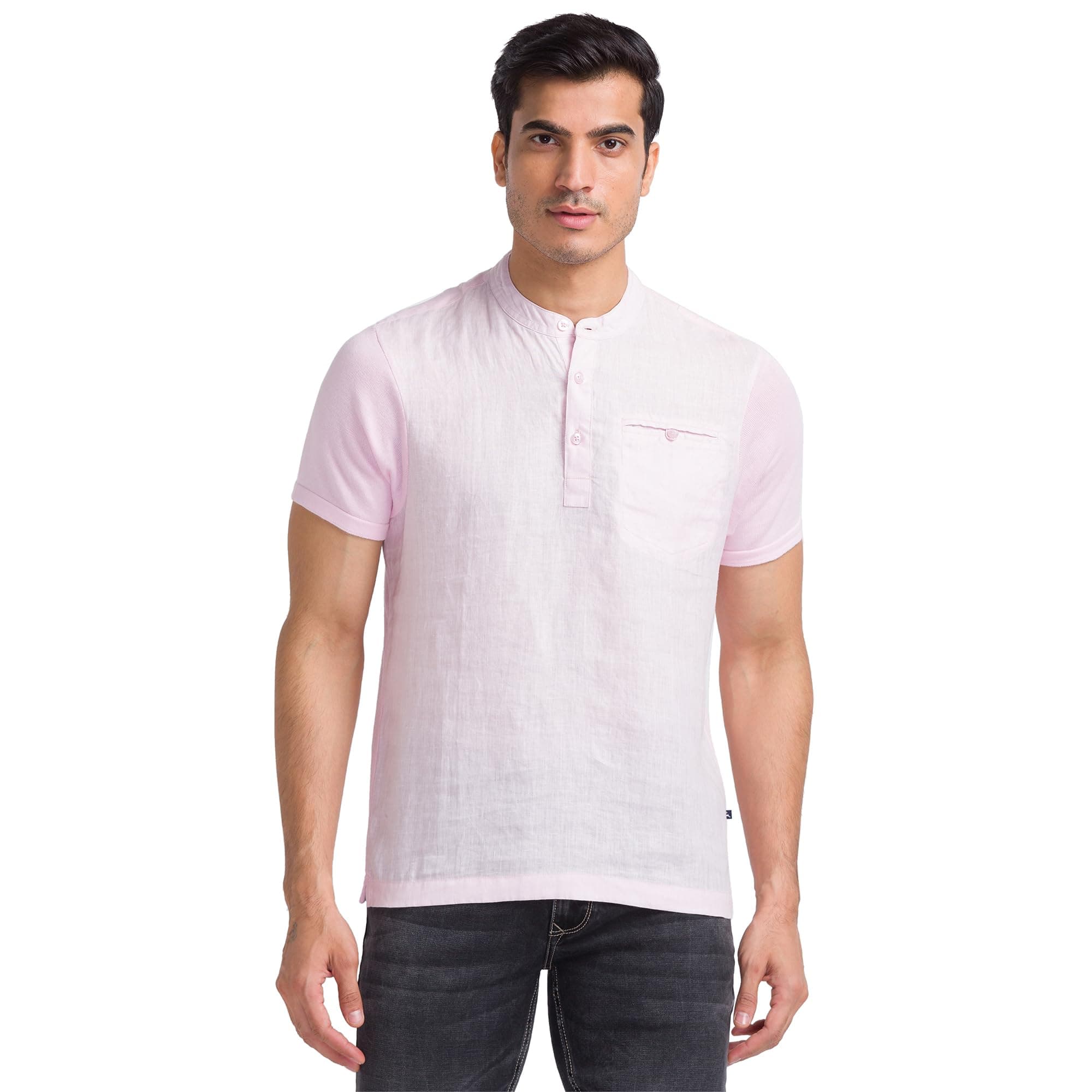 Parx Regular Fit White T-Shirt for Men