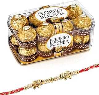 Berry India Ferrero Rocher Chocolate 16 Pieces with Rakhi