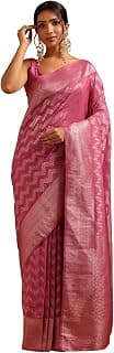 Soch Womens Georgette Zari Woven Saree
