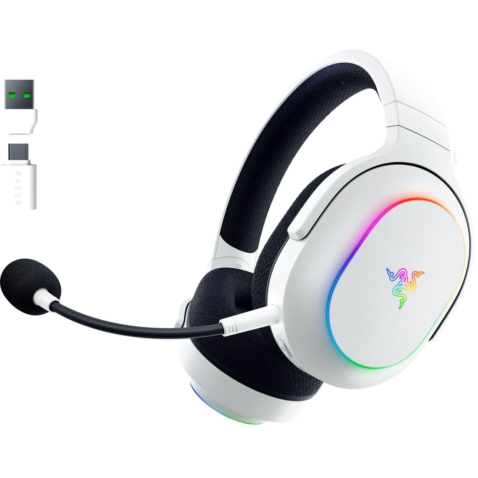 Razer Barracuda X Chroma - Wireless Multi-Platform Gaming and Mobile Headset - White Edition RZ04-05220200-R3M1 (BIS R-41190896) (ETA-SD-20241111222)