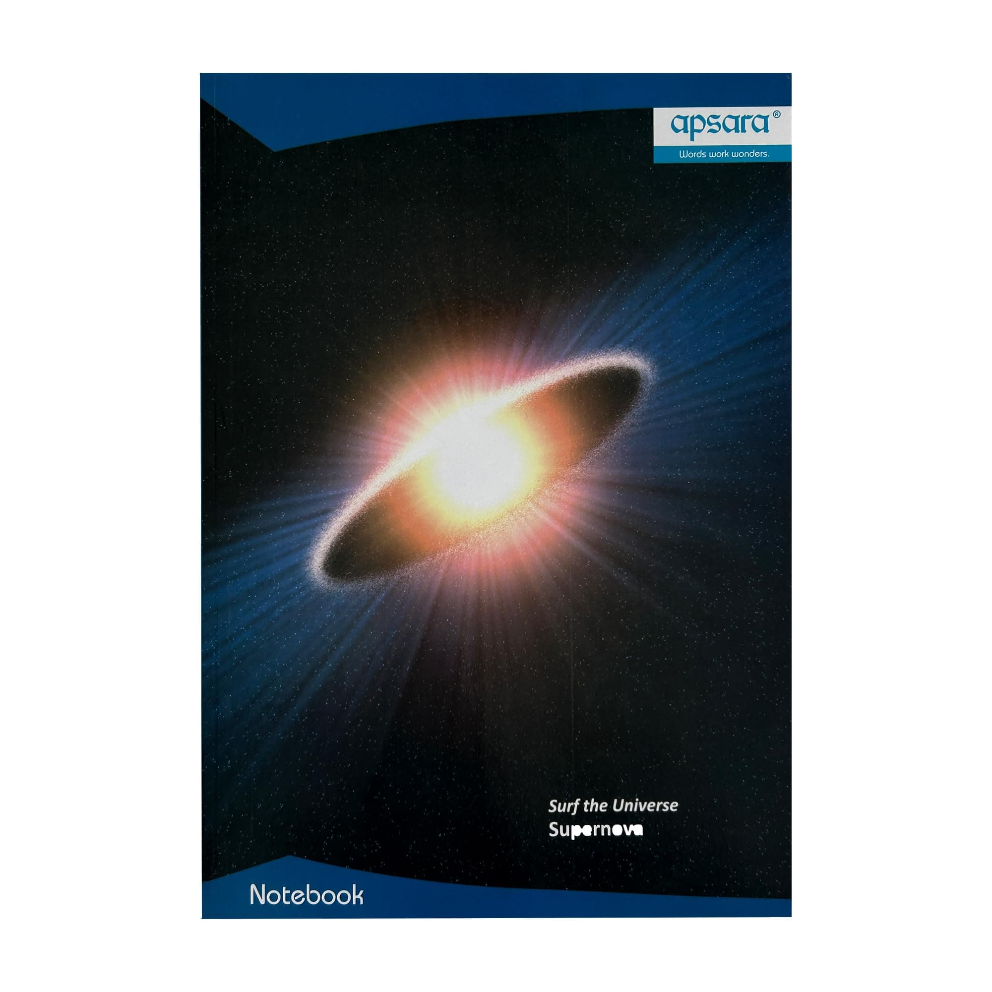 Apsara A4 Long Book Single Line 240 Pages - Pack of 6