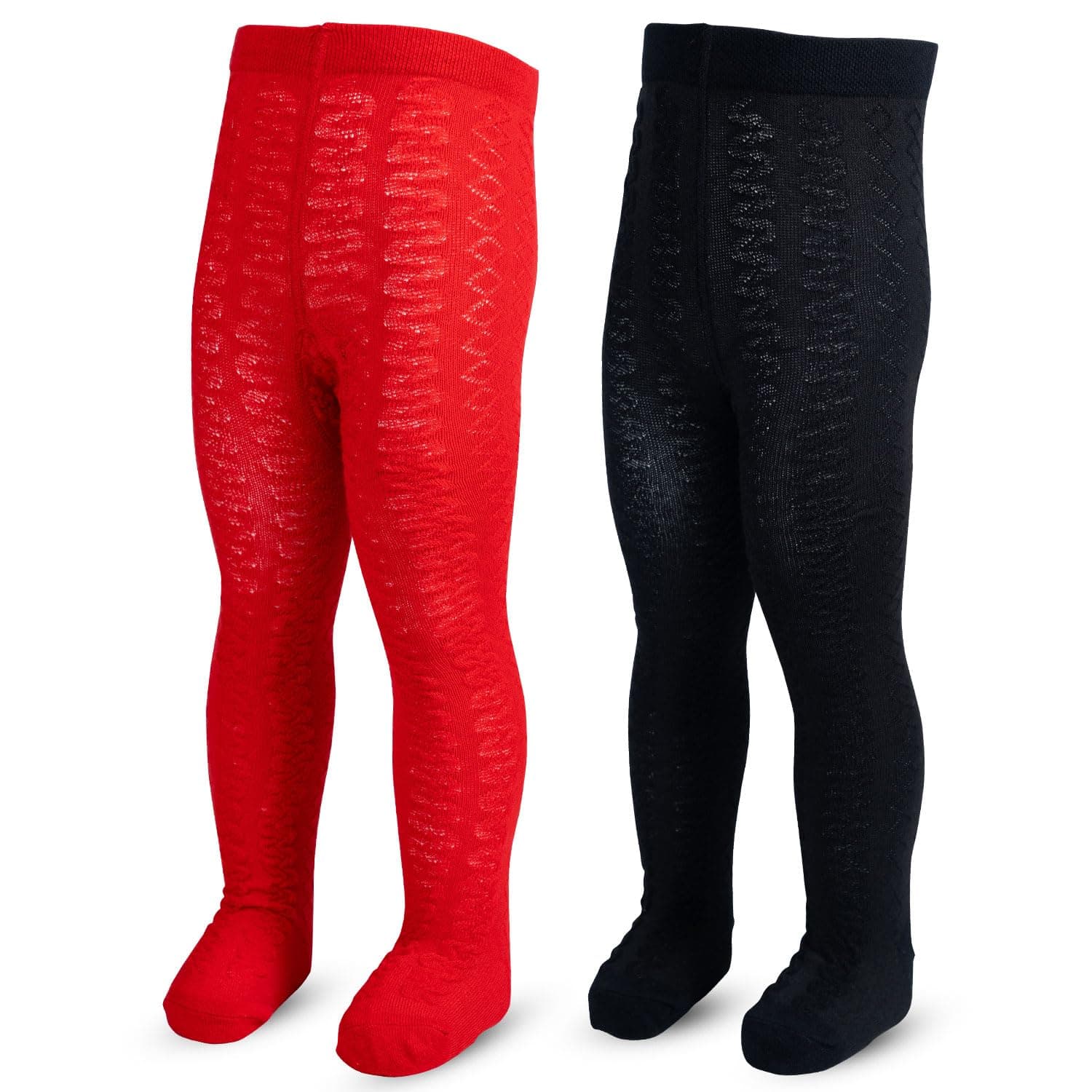 Mee Mee Baby Stockings | Unisex Lights | Full Length | 100% Cotton |Stretchable| Snug Fit |Unisex Stockings | Pack Of 2