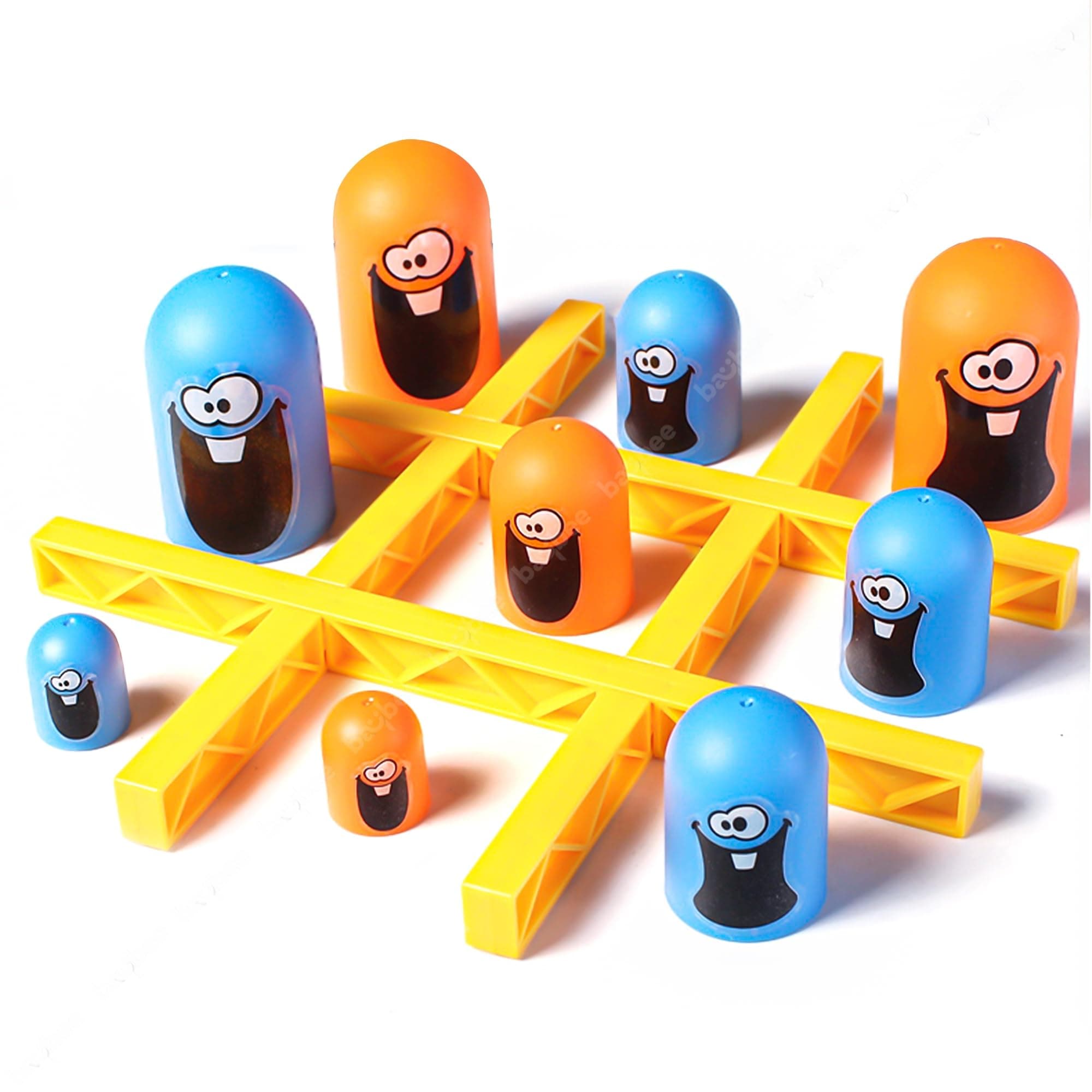 Baybee Tic Tac Toe Game for Kids & Adults | Gobble Table Top Board Game for Kids Family | X & O Strategy Board Game | Learning Toys for 5+ Years | Outdoor & Indoor Games for Children