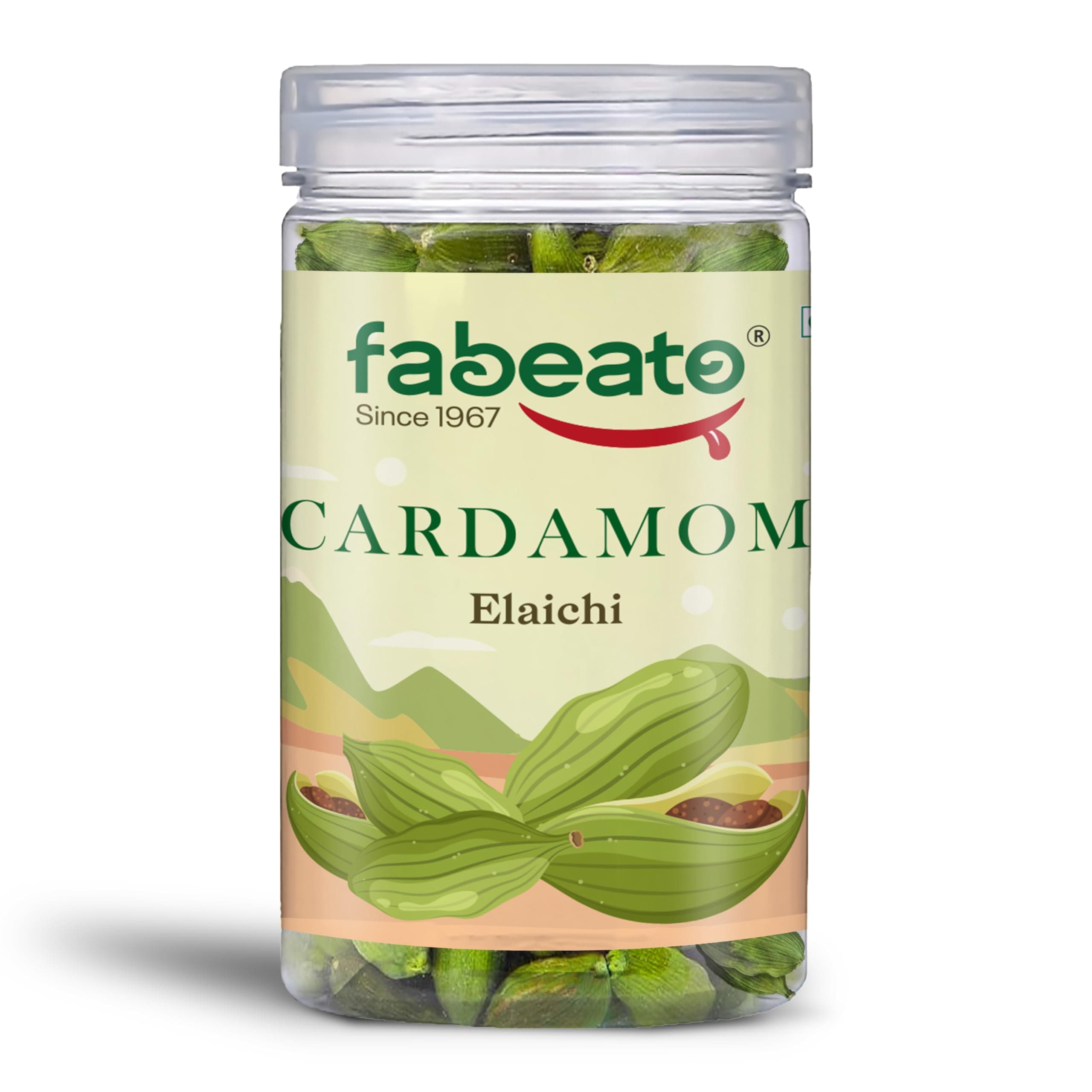 Fabeato Whole Green Cardamom - 8mm Bold | Premium Elaichi | No Artificial Colors | Antioxidant-Rich Spice for Tea & Cooking | Supports Heart Health and Immunity, 50 gram