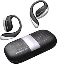 CrossBeats Arc Buds OWS Open Ear Wireless Earbuds | Spatial Audio Headphones & Head Tracking | Gaming Bluetooth Earphones | 100hr Playtime | 14.2mm Drivers IPX5 Rating Type-c Fast Charging (Black)
