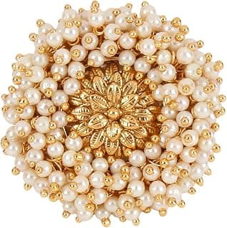 Shining Diva Fashion Gold Plated Ring for Women (Golden)(9733r)