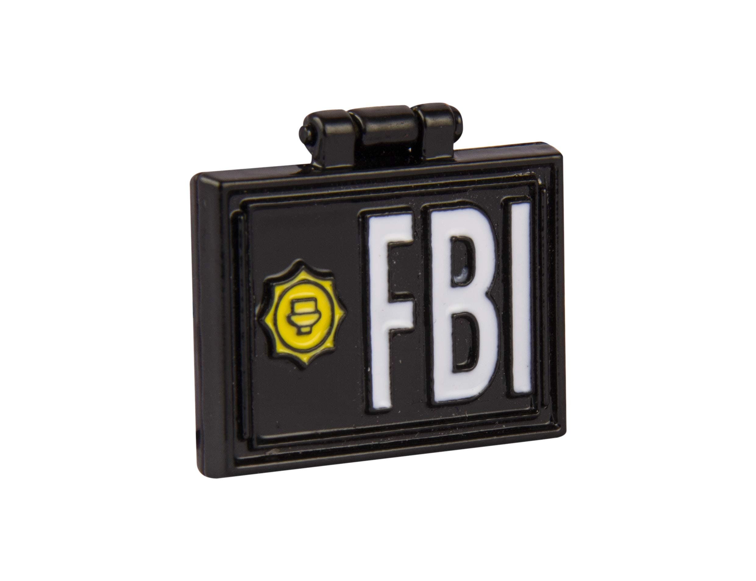 Knighthood FBI Mulder ID Card Folding Lapel Pin Badge Coat Suit Jacket Wedding Gift Party Shirt Collar Accessories Brooch