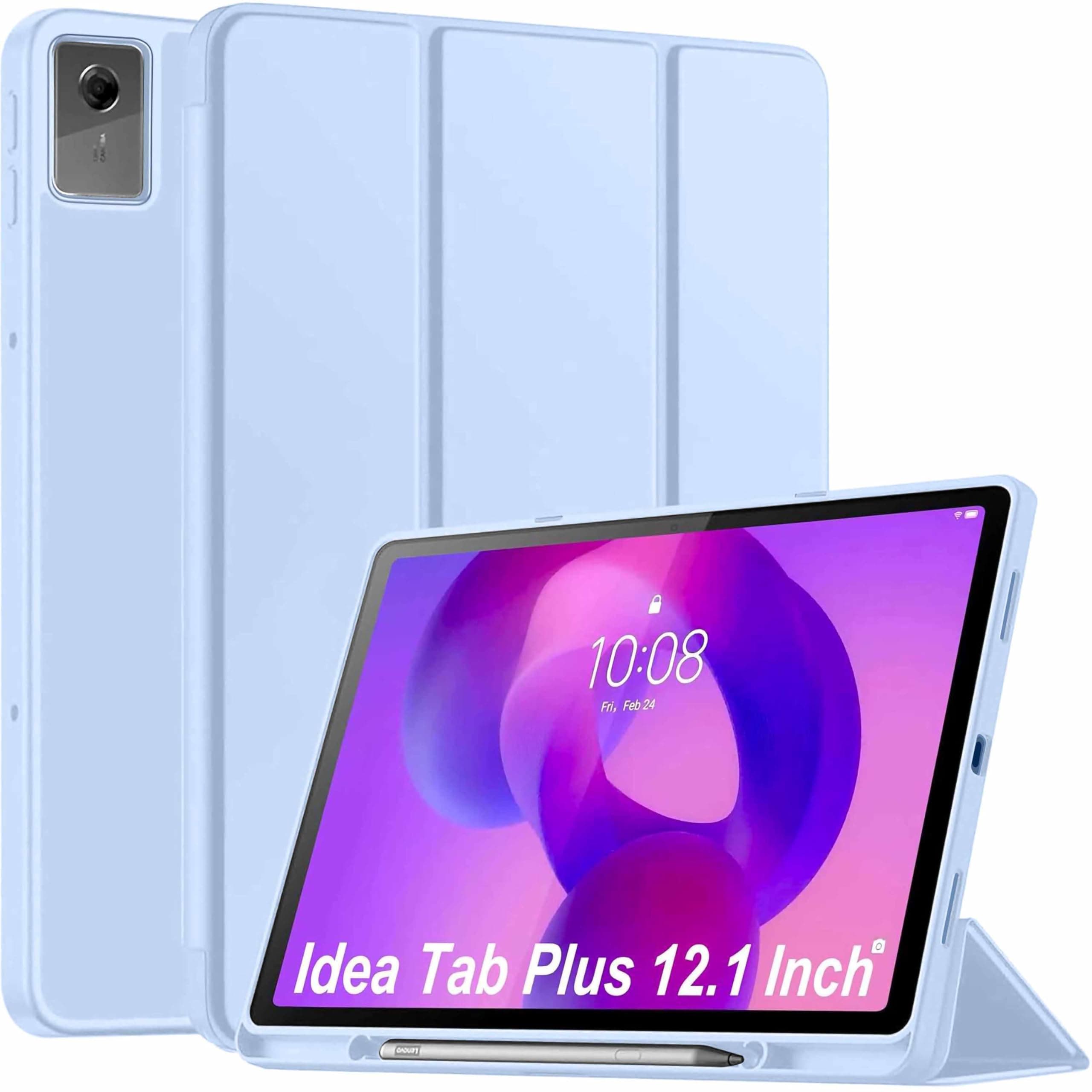 ProElite Cover for Lenovo Idea Tab Plus 12.1 inch 2025 case Cover, Soft Flexible Flip Case Cover for Lenovo Idea Tab Plus 12.1 inch 2025 [Recoil Series] - Light Blue