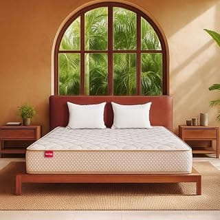 KURLON Orthopedic Plus Natural Latex 8 Inch Mattress | Single Bed Mattress | Back Support & Spine Alignment | Quilted Soft Foam Top | HR Foam | Relaxing & Comfortable Sleep | 78x72x8 | 10 Yrs Warranty