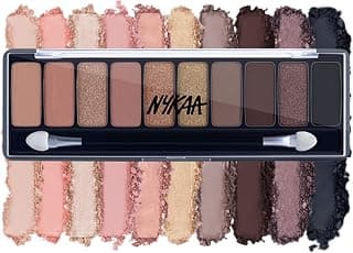 Nykaa Eyes On Me! 10-in-1 Eyeshadow Palette - Smokey at 8!