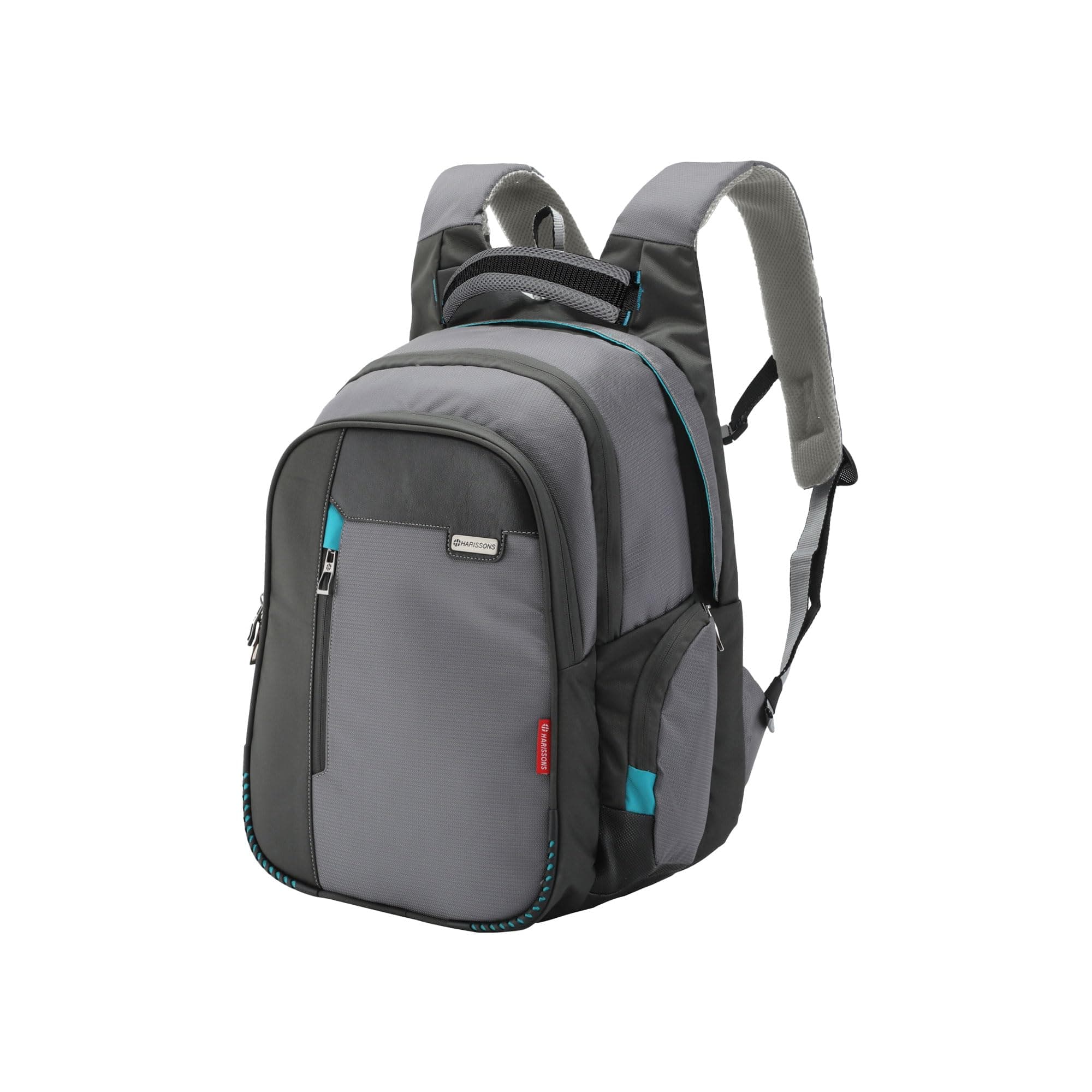 HARISSONS Sirius Travel Laptop Backpack | 45L | Fits 15.6” Laptop | Heavy-Duty Build | USB & Audio Port, Multi-Level Organizer, Trolley Sleeve | Work, Travel & College | Water Repellent