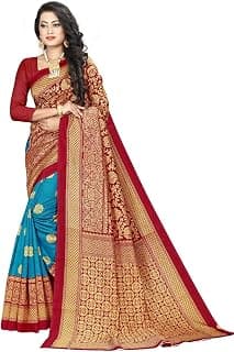 Kanooda Prints Women Mysore Silk Fancy Sarees., Red